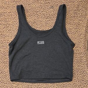 Fleo Women's Charcoal Crop Top